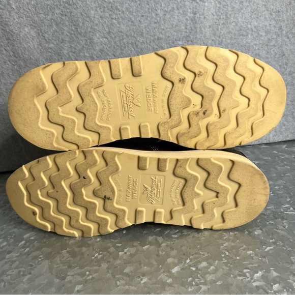 Thorogood American Heritage 6" Safety Toe Work Boot Max Wear Wedge Brown Leather - Picture 11 of 16